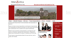 Desktop Screenshot of interactiva-spanisch-ulm.de